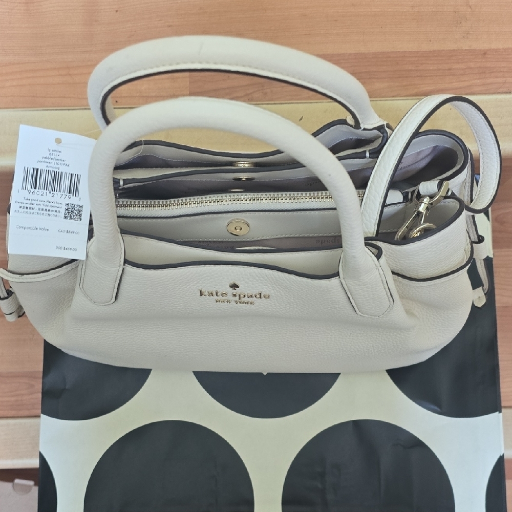 Kate Spade Ivory Satchel Bag - Picture 2 of 2